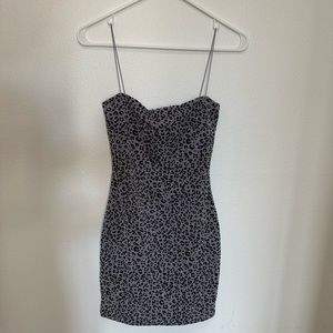 Thin strap bodycon mini dress